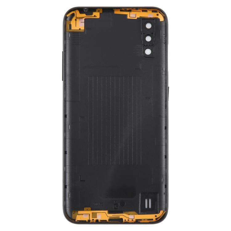 Para Samsung para Galaxy A01 SM-A015F Batería cubierta trasera con anillo de fase