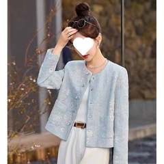 新中式国风短款外套女2025春季新款高级感小香风唐装重工刺绣上衣