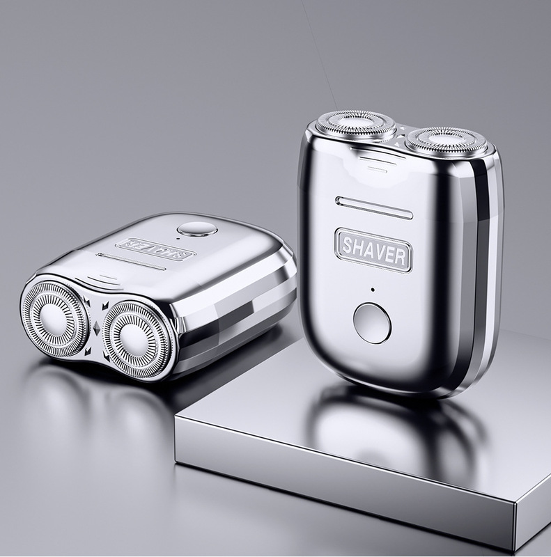 卸売 S-06 電気シェーバー MINI 磁気ダブルヘッド 2 ギア USB 充電ポータブルメンズ電気シェーバー|undefined