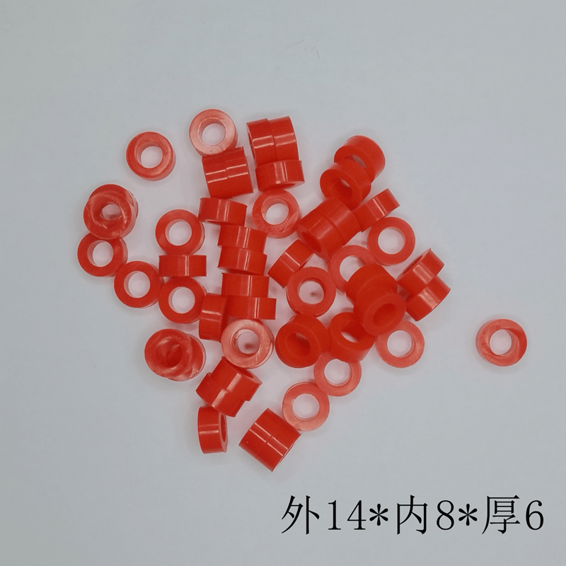 ✅ Mold Quick Connector Gasket Faucet Waterproof Ring Copper Female Seal Ring Red Silicone Ring Oil-Resistant High Temperature Fluorine
