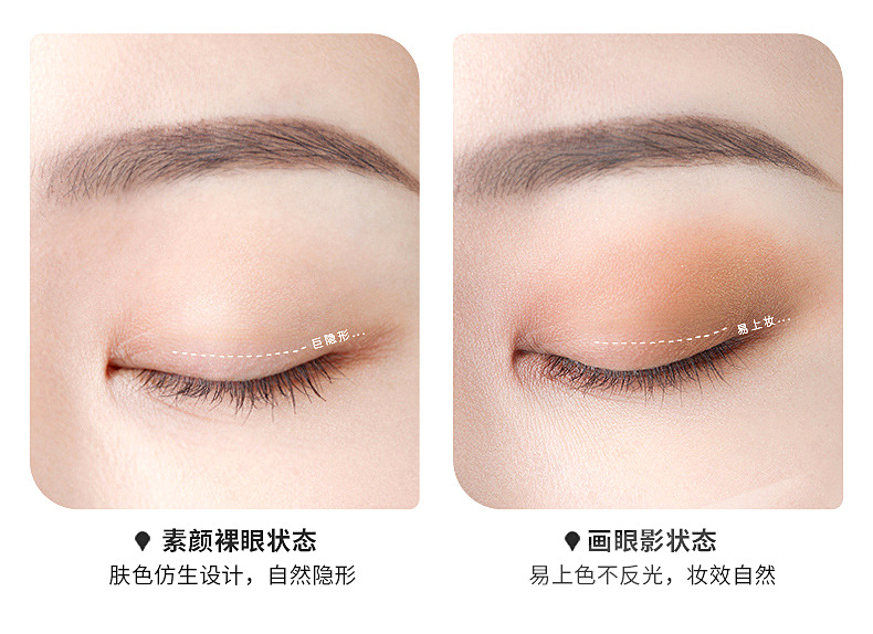 LMLTOP Double-sided beauty Eye stickers 120 pairs Natural Invisible and traceless Double Eyelid stickers A1050 Application Scenario