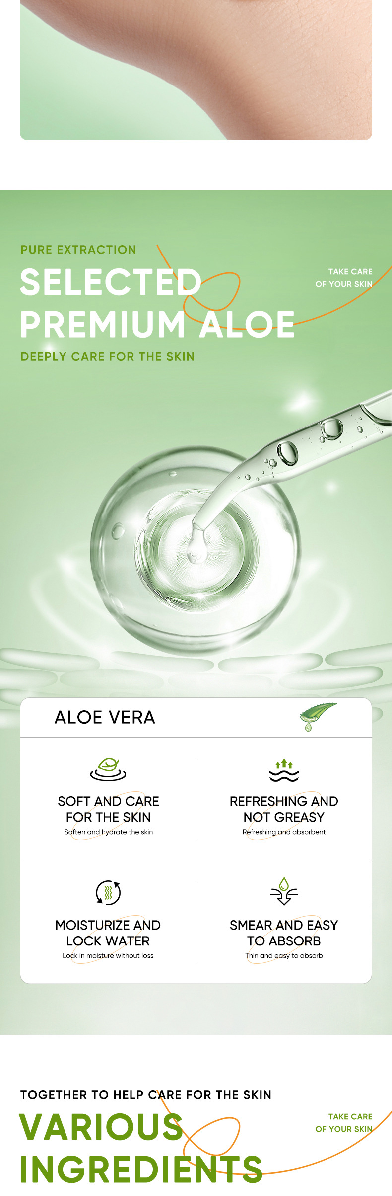 SADOER All English Aloe Night Frozen Film Water Feuchtigkeitsspendende Gesichtsmaske ohne Abstriche_voghion.com