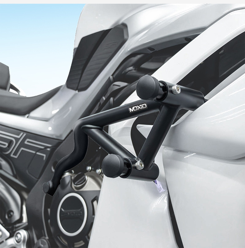 Suitable for 26 Models of Cfmoto 500Sr Bumper Guards, Anti-Collision and Anti-Fall Protection Bars with Built-In Springs, Racing Guard Bar Modification Accessories