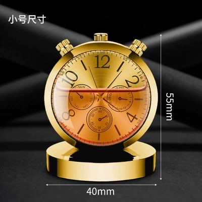 Perfplant seat: car high-end clock gold watch - small-gold-table-ornaments-red-rose