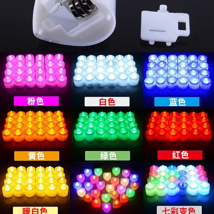 LED electronic candlelight romantic proposal creative decoration…