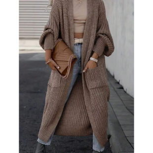 N 32591 Knee length knit cardigan �^ϥᘿ��_��