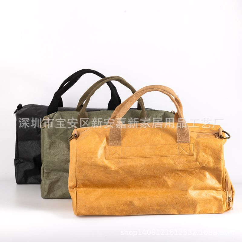 新潮杜邦纸运动训练健身包手提行李包大容量单肩斜挎出差旅游袋旅