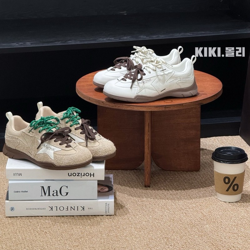 复古做旧脏脏德训鞋女ins潮2025早秋新款厚底松弛感拼色休闲鞋女|undefined