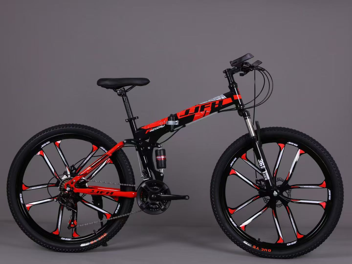 Land Rover bicicletas plegables de montaña para hombres y mujeres amortiguadores de goma de goma bicicletas para adultos estudiantes de bicicleta de montaña carretera cruzada image 6