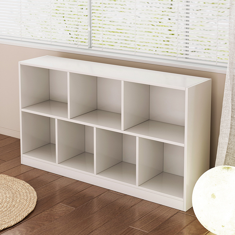 Estantería artículos diversos rack hogar estantería gabinete de almacenamiento multi-capa Plaid locker simple en capas estante de almacenamiento de piso