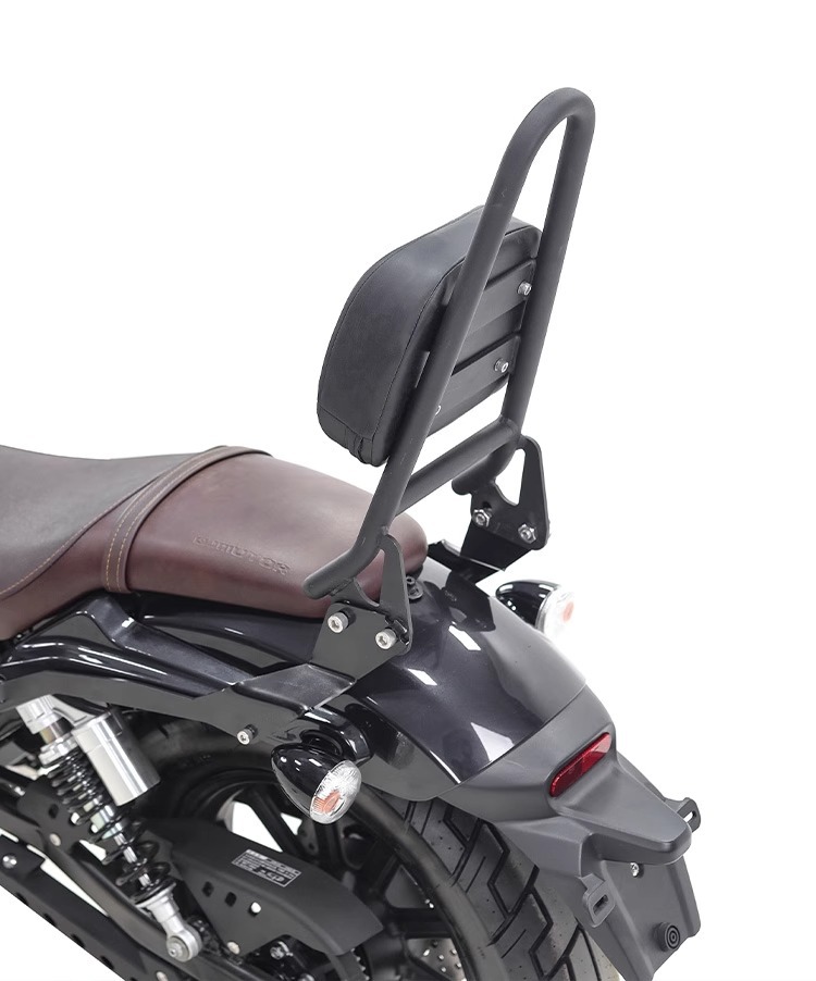 Muscle car Wolf is suitable for Qianjiang flash 150 backrest modification tail shelf tail rear tail frame curved bow back-to-back