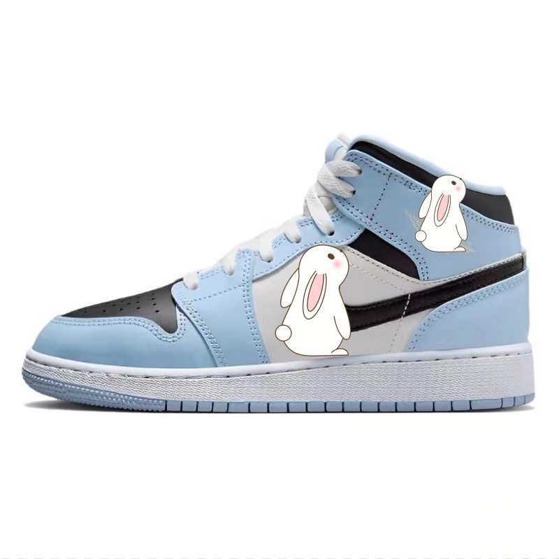 조 1 미디엄 화이트 블루 555112-401