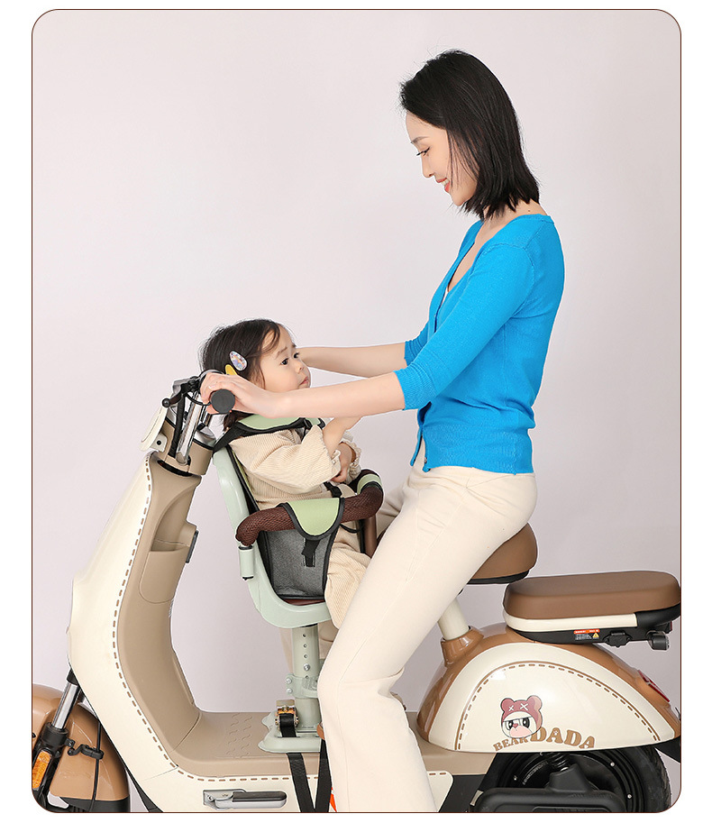 Suitable for Electric Vehicle Child Seat, Front Baby Seat, Battery Car Pedal, Electric Motorcycle Child Safety