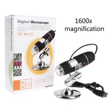 1600X 2MP Zoom Microscope 8 LED USB Digital Handheld跨境