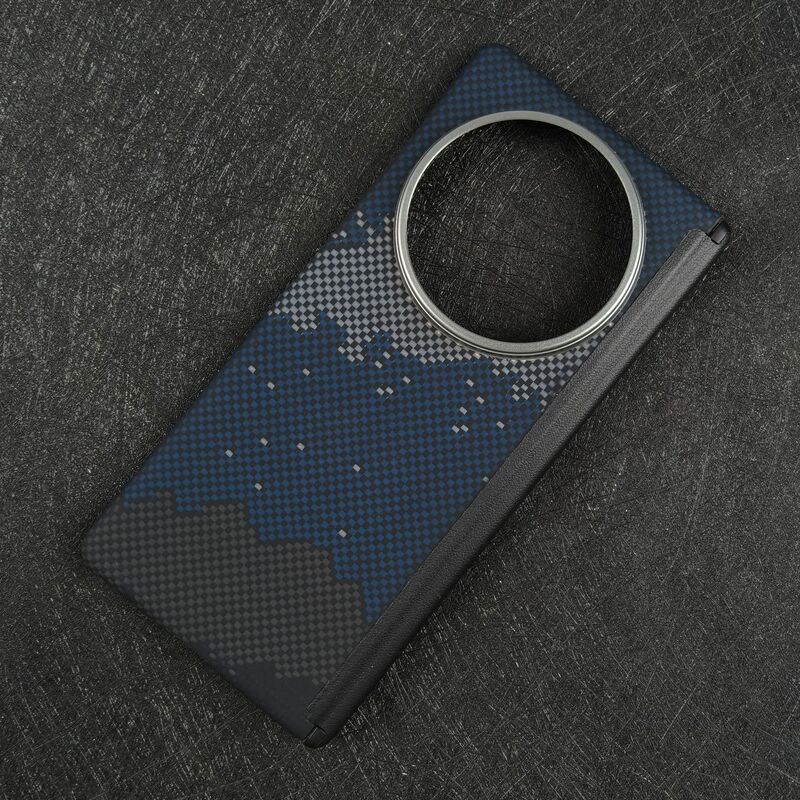 适用vivoxfold5手机壳凯夫拉中轴磁吸芳纶碳纤维保护套新品xfold5|undefined