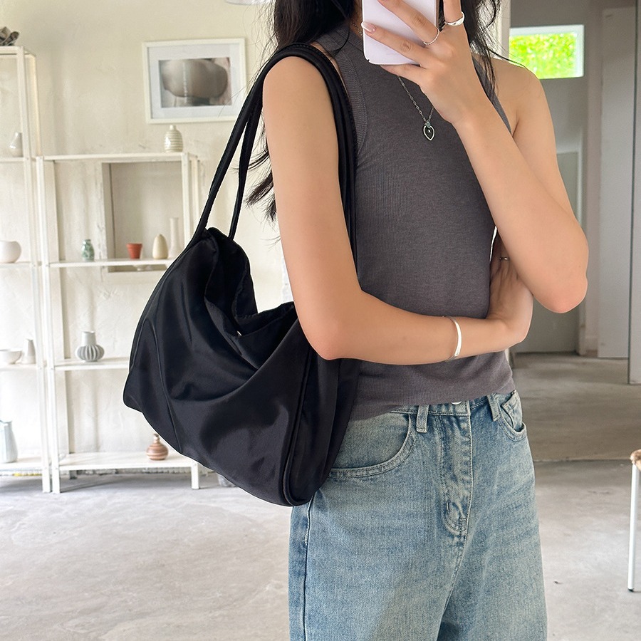 Nuova borsa a tracolla di alta qualità per la comunicazione sensoriale, borsa tote frequente, grande capacità per le donne, nylon casual di nicchia, versatile_voghion.com