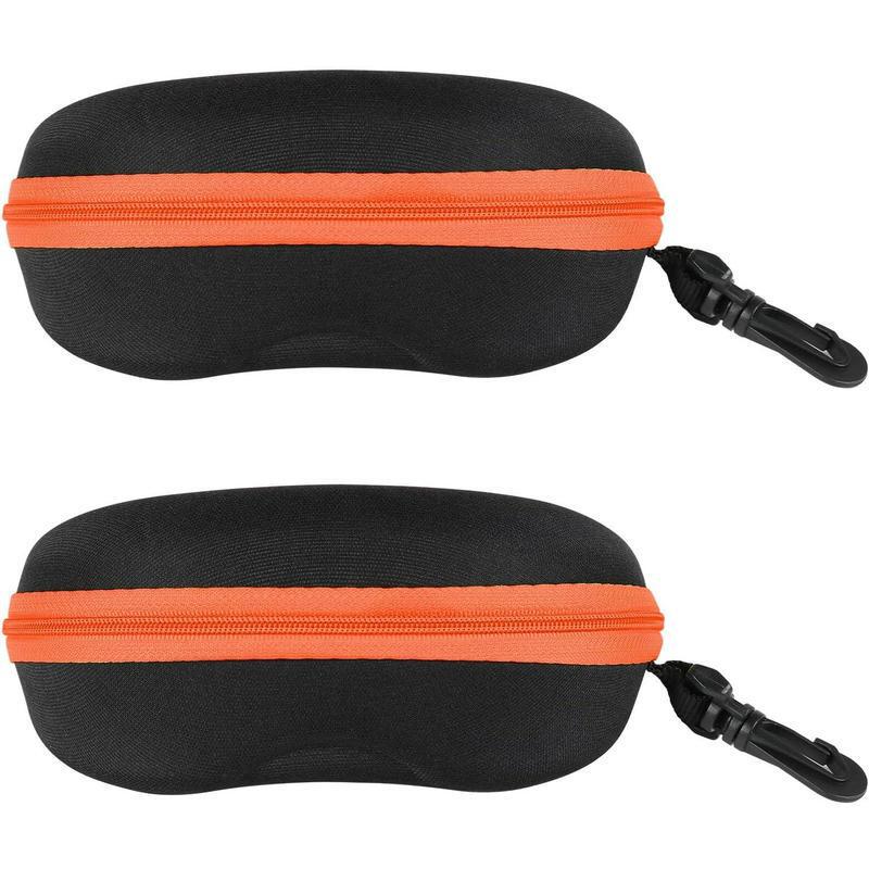 2025 New Cross-Border Dropshipping Zipper Hard Shell Sunglasses Portable Travel Case Cross-Border Dropshipping