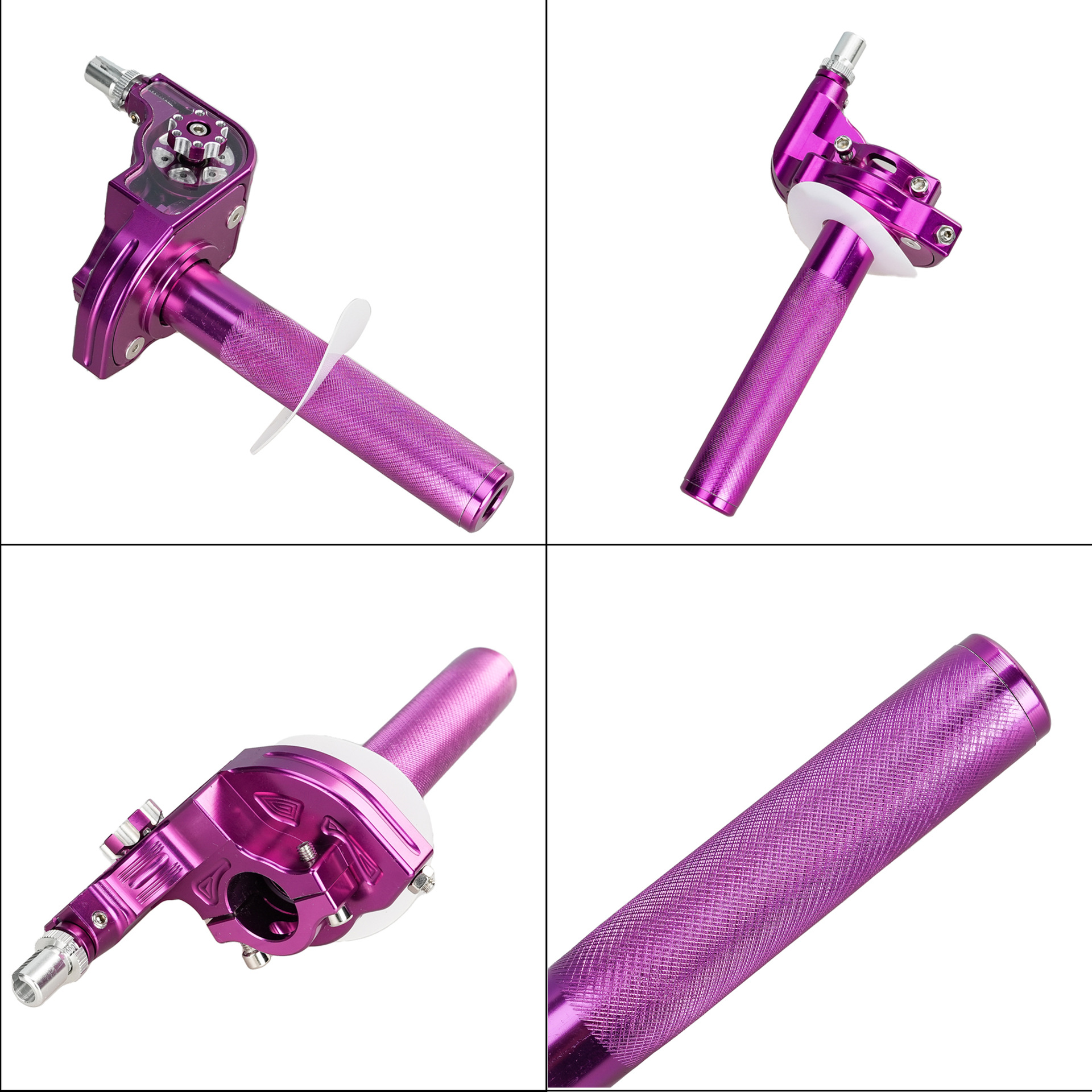 América del Sur y Sudeste Asiático piezas de motocicleta CNC aleación de aluminio modificado gran tornillo lubricador de aceite manguiza de manija transparente