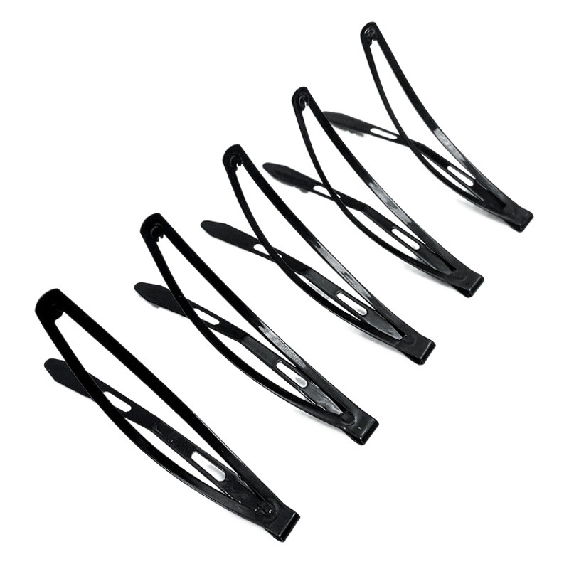 Horquilla rota hembra verano negro Clip de pelo tocado horquilla trasera cabeza pequeño clip BB clip lateral frente Bangs