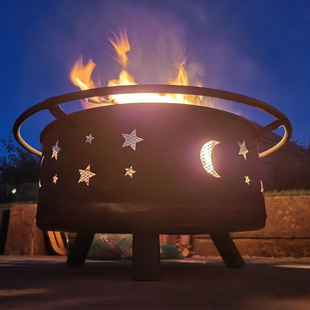 Outdoor heating Brazier firewood stove rural baking rack courtyard barbecue multi-purpose heating stove bonfire heating firewood pot