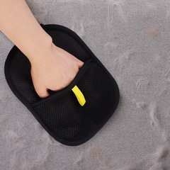 人気のペット用静電気脱毛手袋、双方向ブラシ、脱毛ブラシ、粘着性の毛アーティファクト、犬の毛を除去する猫の毛手袋