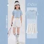 运动速干女童新款运动服