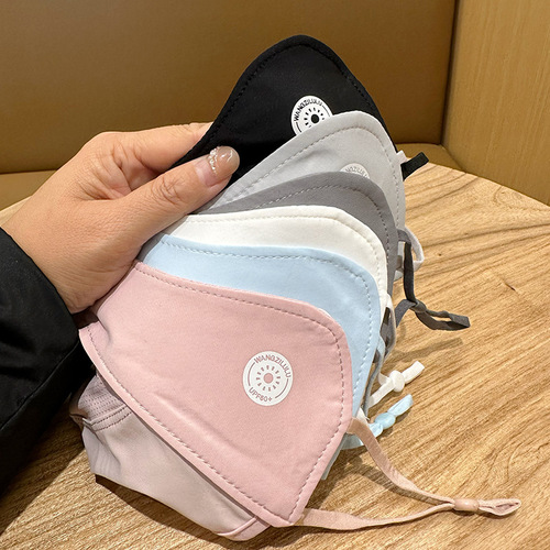 Summer thin nylon ice silk outdoor cycling UV protection face mask eye corner breathable