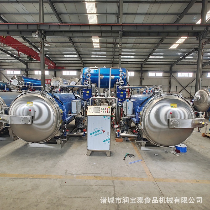 全自动半自动高温高压杀菌釜杀菌锅双层水浴