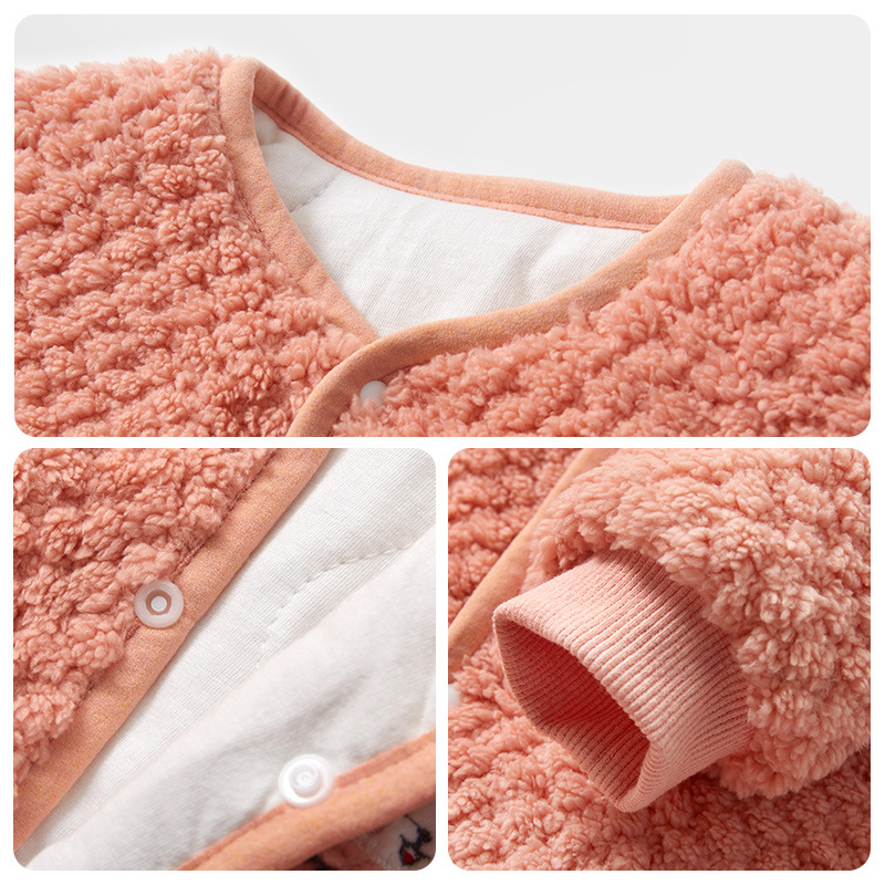Bebé mono Otoño e Invierno recién nacido acolchado fuera ropa caliente hombres y mujeres engrosada mameluco traje bebé ropa de invierno