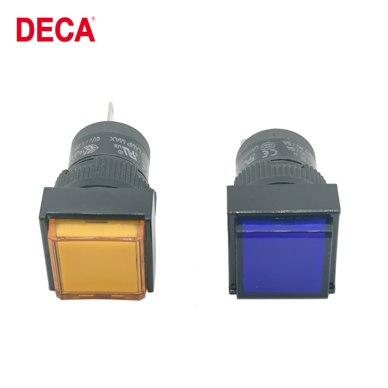 DECA进联 D16PLS1-000矩形按钮指示灯IP40多颜色选择原装正品