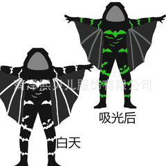 子供男性ハロウィンホラーお化け骨衣装パーティー服ステージパフォーマンス衣装コスプレ衣装ロールプレイ