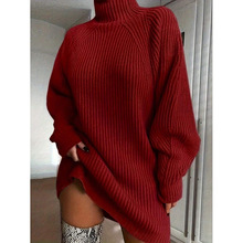 Z 29427 Mock Neck Raglan Sweater Dress ����I�����ë��ȹ