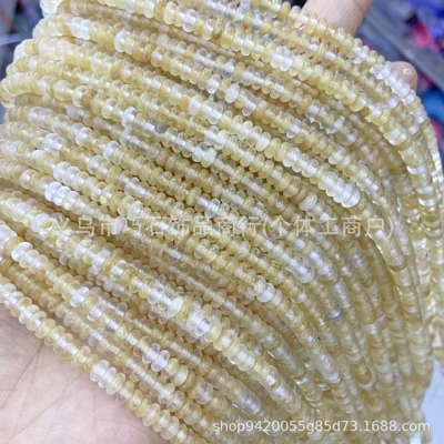 2*4mm Natural Tiger Eye Stone: Zərgərlik ara hissələri - synthetic-tea-watermelon-24mm