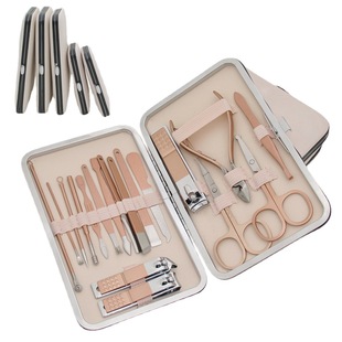 Nail Clippers set 18 piece stainless steel accessories nail clippers pedicure beauty nail tools can be printed logo
