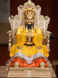 龙五爷神像广济龙王财神像彩绘五爷像五台山树脂财神爷真身摆件-阿里巴巴
