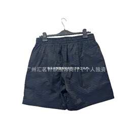 正确版本26SS夏季新款驴家视错觉暗纹四叶草沙滩裤男女休闲短裤