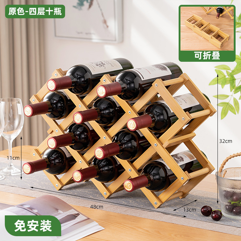 Estante de vino de escritorio estante de vino estante de vinos estante de almacenamiento estante de vinos simple estante de almacenamiento multicapa para el hogar estante de almacenamiento multicapa