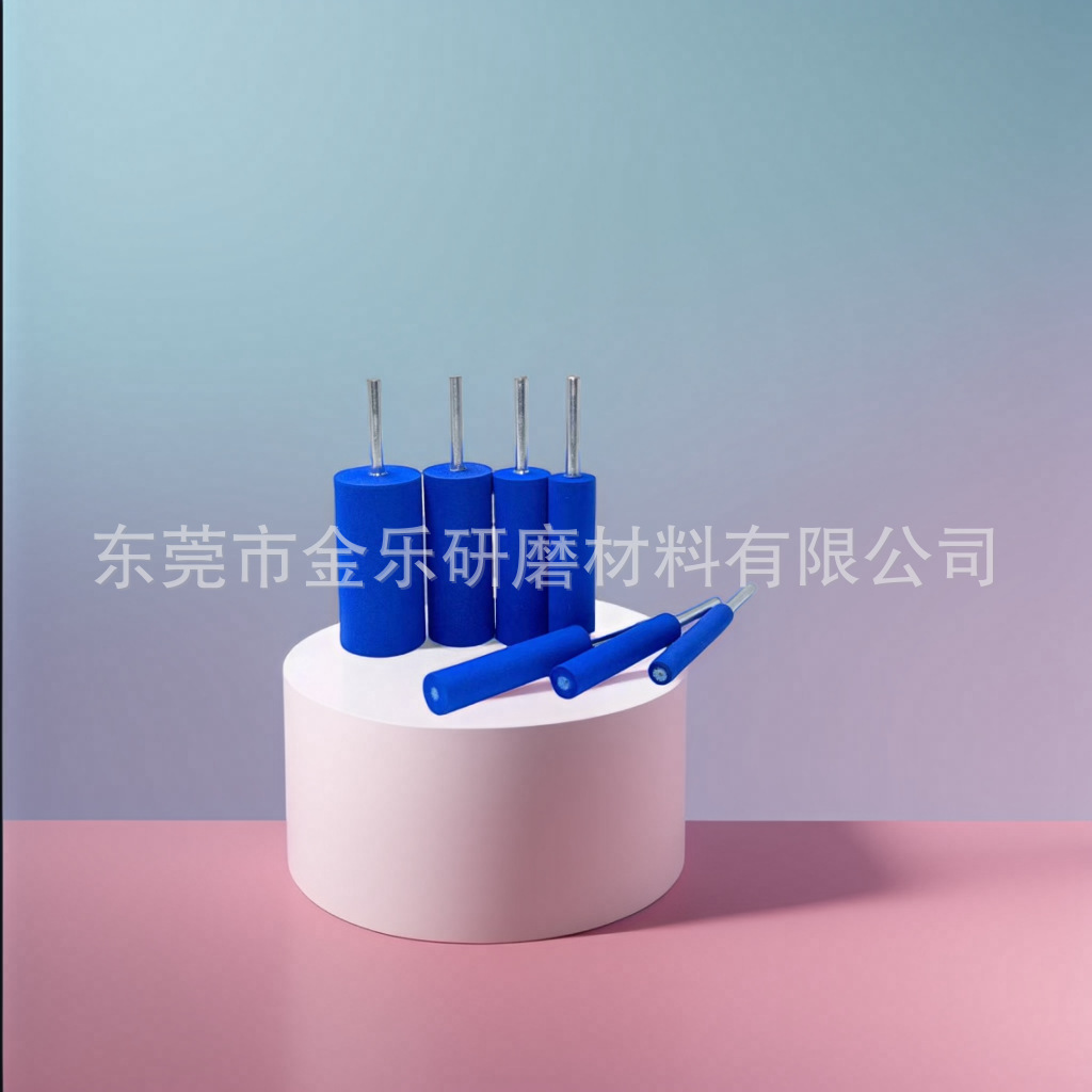 厂家批发海棉棒海绵棒带柄海棉棒带柄橡胶棒带柄海棉轮打磨带柄