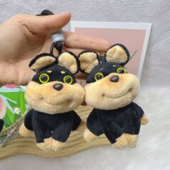 かわいいミツバチの犬のバッグのストラップ女子のぬいぐるみのキーホルダー人形のかばんのストラップ