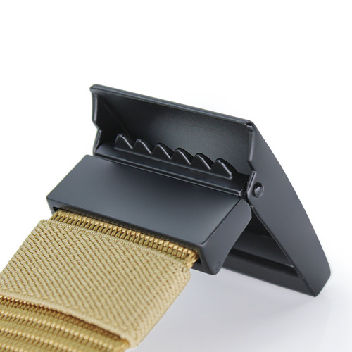 Customizable Logo 3.8cm Multifunctional Tactical Waist Satchel Canvas Weaving Men's Nylon Belt For Men Pants Belt