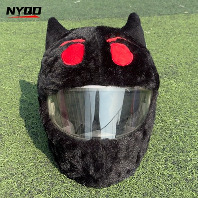 Motosiklet dəbilqələri Animal Helmet Covers Motorcycle - red-eyed-devil-without-helmet
