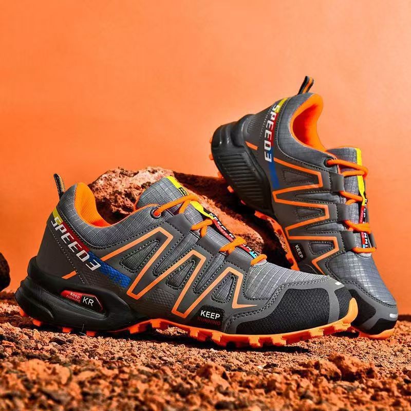 Manufacturer Wholesale Hiking Shoes, Cross-Country Running Men's Shoes, Outdoor Thick-Soled Hiking Shoes, Casual Sports Shoes, Wading Shoes