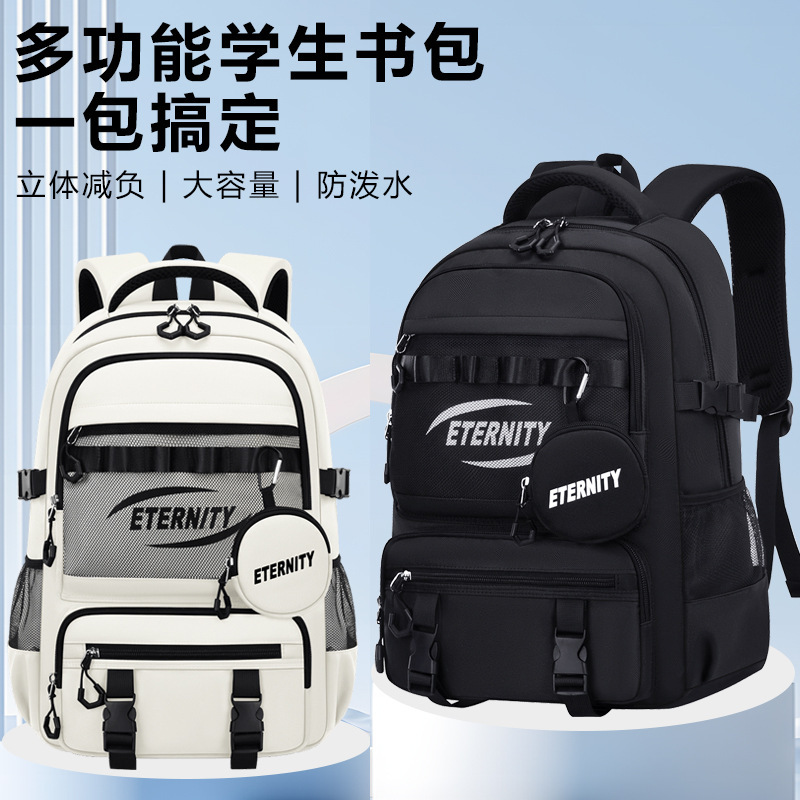 capacious waterproof wear-resistant backpack for men and women for…