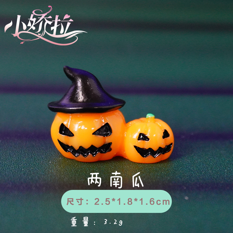 Estilo explosivo decoración transfronteriza Halloween esqueleto fantasma Pascua calabaza hueso momia decoración micro paisaje bricolaje