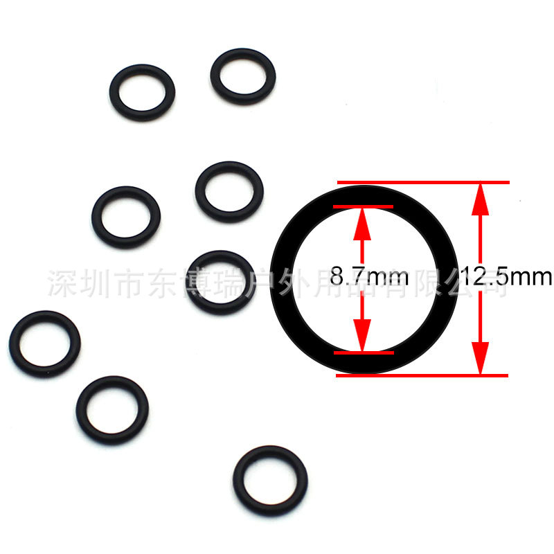 Rubber washer for fishing