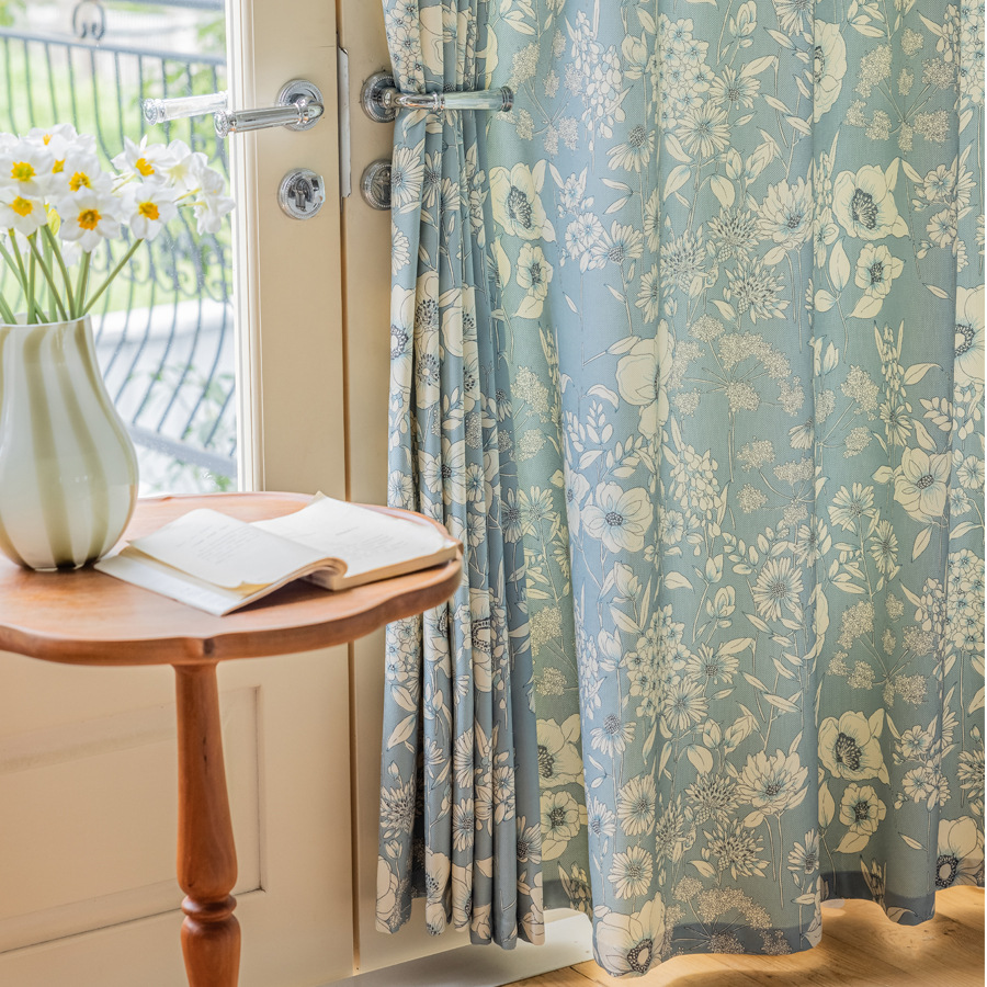 Transfronteriza cortina americana pastoral sombreado cortina tela salón dormitorio balcón cortina Amazon fábrica al por mayor