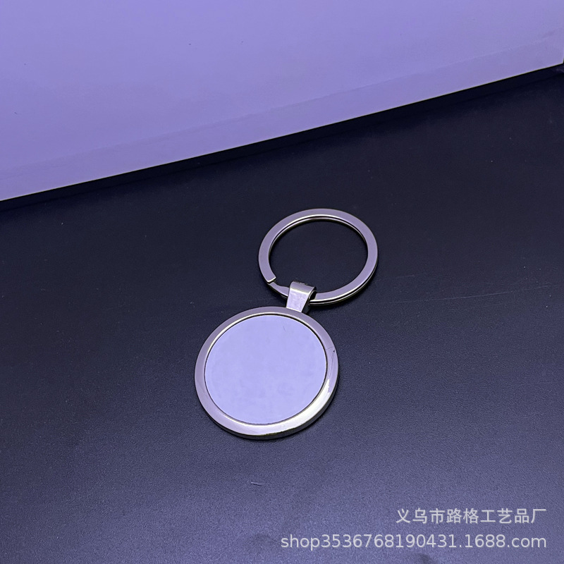 Llavero de Aleación de Zinc, Placa de Aluminio para Sublimación, Colgante para Fotos, Llavero Metálico, Pequeño Obsequio, Regalo Promocional