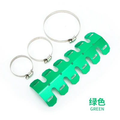 protection anti-scald cover wholesale, Motorcycle Safety Supplies - green-motorcycle-exhaust-keel-protection-cover-short