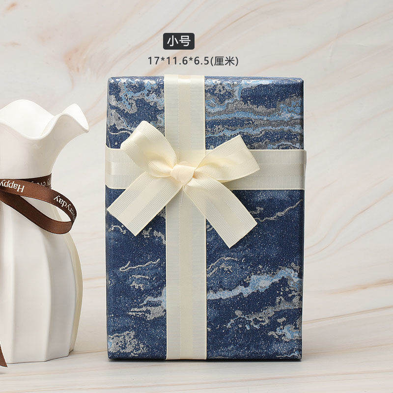 Caja de regalo de cumpleaños de tinta, caja de regalo de primavera del dragón, caja de regalo rectangular, cubierta de cielo, novio, novio