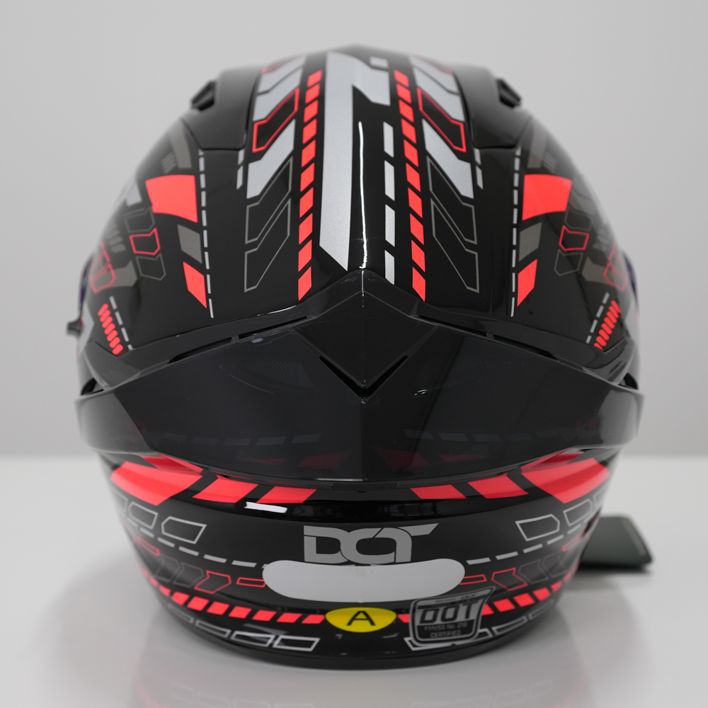 Flip-Up Motorcycle Helmet with Double Visor
